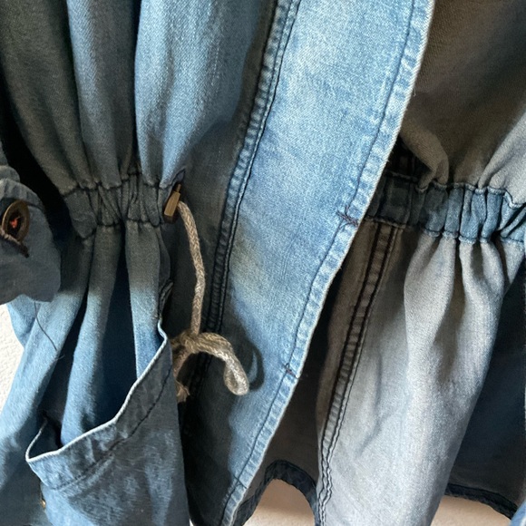 Anthropologie Pilcro denim poncho/jacket - Picture 2 of 11